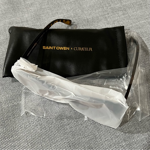 SAINT OWEN X CURATEUR WYDLE Tortoise Shell Sunglasses - Picture 8 of 8